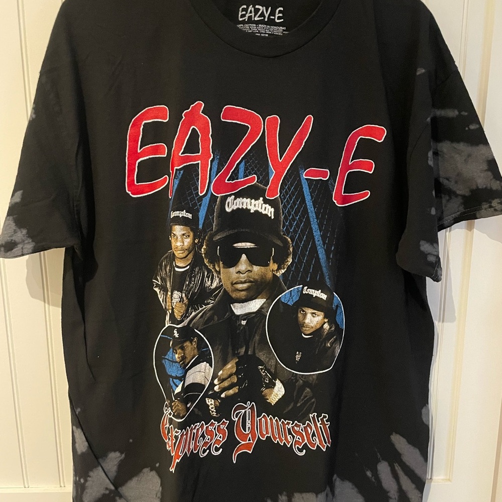 Eazy E Black Graphic Tee - Short Sleeve